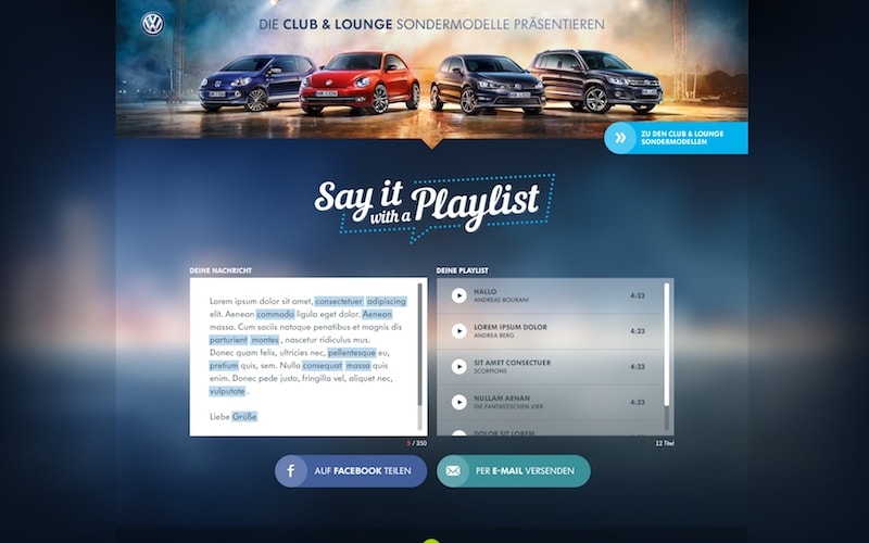 Say it with a Playlist